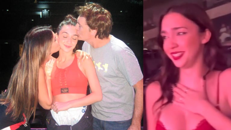 Juli Castro se emocionó hasta las lágrimas por compartir el escenario con su familia: “Era mi sueño”
