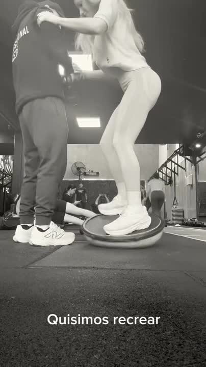 Laurita Fernández quiso recrear un trend en el gym y casi se mata: el video