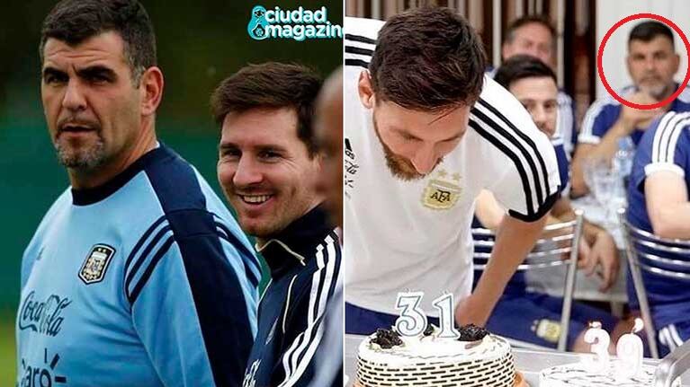 Conocé a Marcelo "Daddy" D'Andrea, el hombre que acompaña a Messi a todos lados