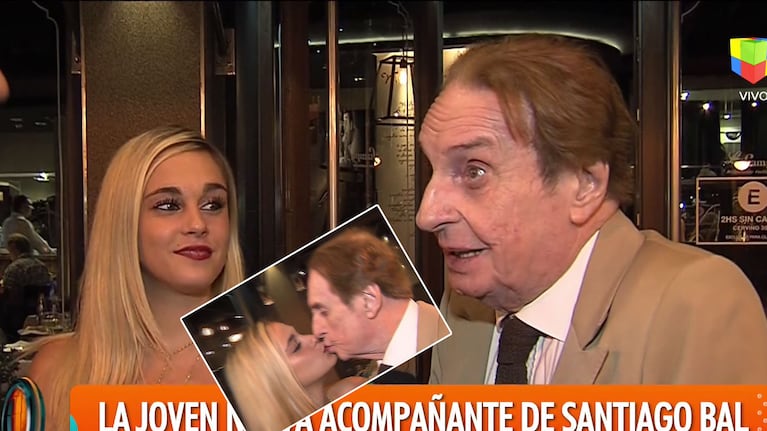 Santiago Bal, ¿en pareja con una diosa 58 años menor?