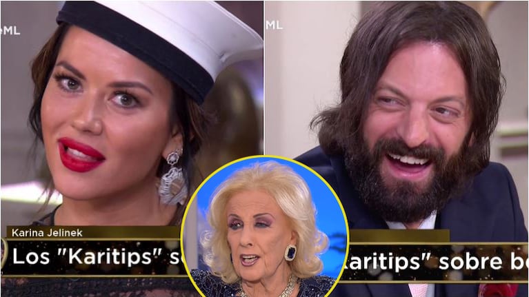 La pregunta sin filtro de Mirtha a Karina Jelinek: "¿Vos saliste con el Rifle Varela?"