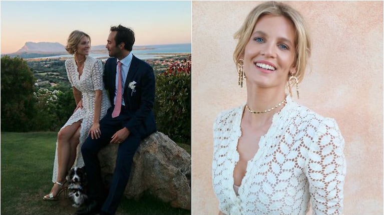 Liz Solari se casó con Walter Fara en Cerdeña