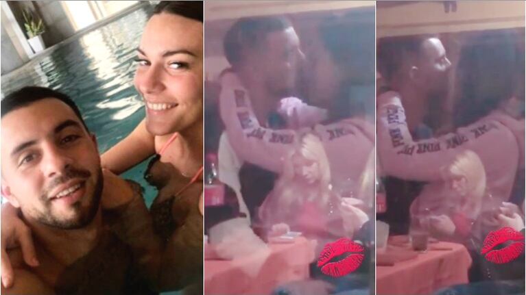 Matías Defederico, a los besos con Priscila Leskiw, su novia