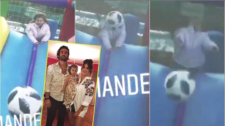 El blooper de Meme Bouquet con Mila, la hija que tiene con Mery del Cerro