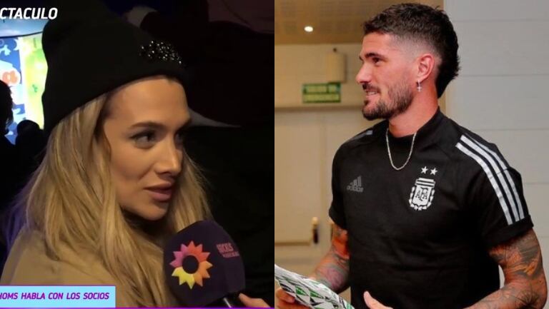 Camila Homs se refirio a su incómodo encuentro con Rodrigo De Paul en un boliche: "Estábamos ahí al ladito"