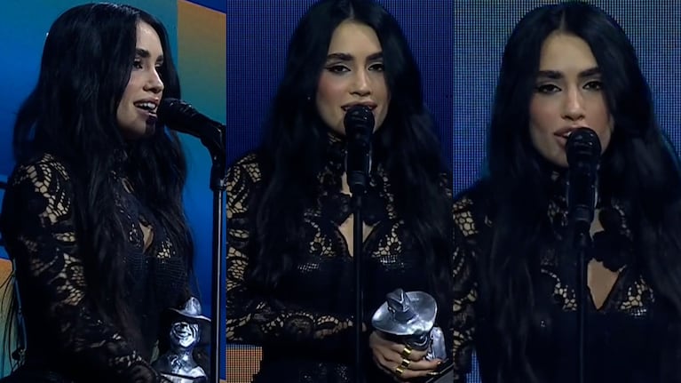 Las fuertes palabras de Lali Espósito sobre el lesbicidio de Barracas en los Premios Gardel 2024
