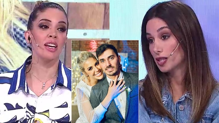 Contundente advertencia de Virginia Gallardo a Estefi Berardi en vivo: "Si le decís eso a mi marido, te agarro de los pelos"