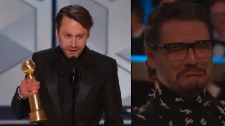 Video: Kieran Culkin ganó en los Golden Globes por Succession y sorprendió con su palabrota a Pedro Pascal