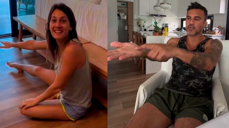 Fabián Cubero enloqueció a Mica Viciconte con un divertido desafío viral: “¡Te reto!”