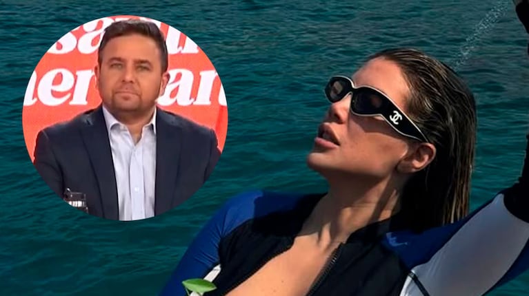 Los desubicados comentarios del panelista de Pamela David sobre Wanda Nara y sus fotos sexies en Ibiza