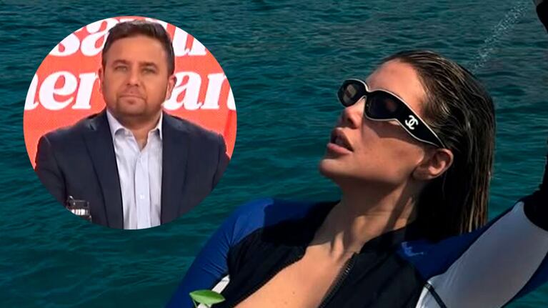 Los desubicados comentarios del panelista de Pamela David sobre Wanda Nara y sus fotos sexies en Ibiza