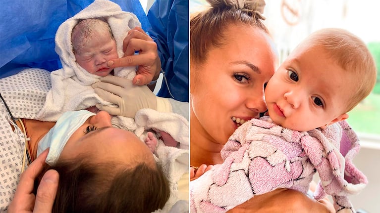 Barby Silenzi compartió el video del nacimiento de su hija Abril por su primer añito: "Llenaste de luz nuestras vidas"