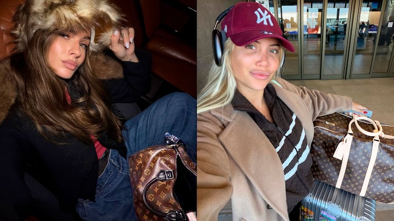 ¿Las carteras de Wanda Nara son truchas? Las fotos que generaron polémica con la China Suárez