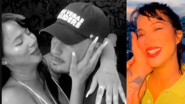 Flor Vigna se mostró con su novio en ropa interior y en la cama: el video de alto voltaje