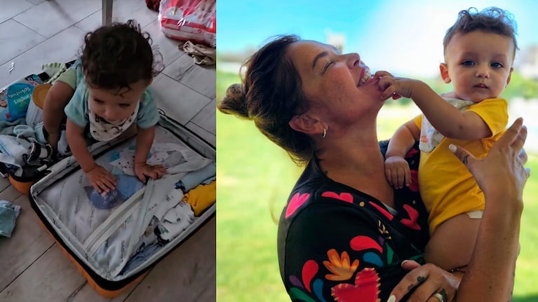 Nazarena Vélez mostró el lío que hizo su nieto Salvador: “¿Quién sos, mi pobre angelito?”