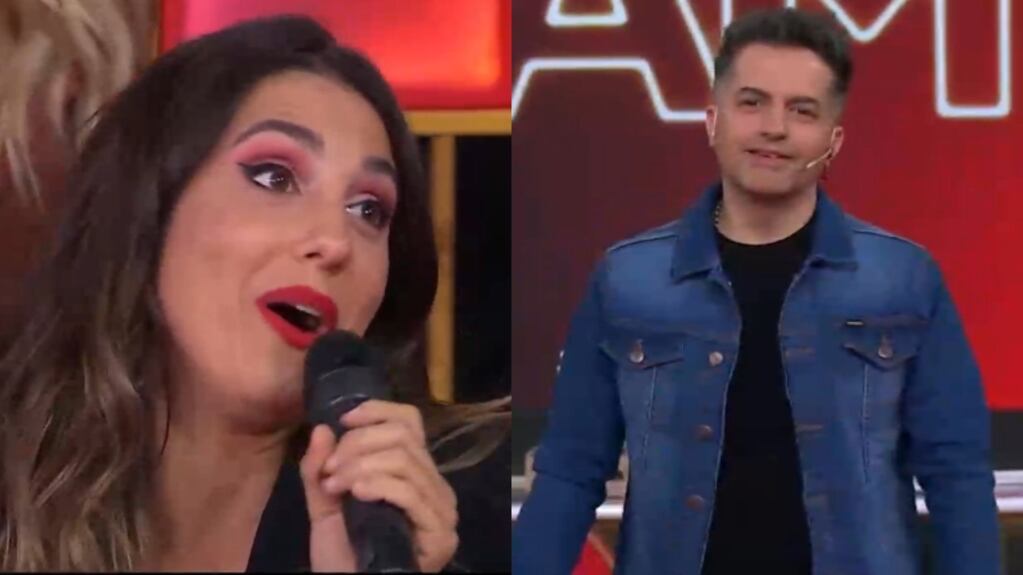 Cinthia Fernández le hizo un reproche a Ángel de Brito en vivo: "¿Para qué invitaste a mi ex a tu cumpleaños?"