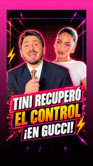 Tini recuperó el control, en Gucci