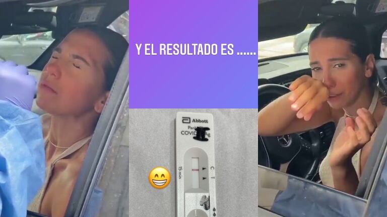 Cinthia Fernández se sometió al test de Covid-19: "Y el resultado es negativo"