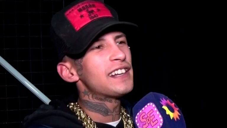¡Dio la cara! L-Gante habló por primera vez del video con otra mujer en un hotel