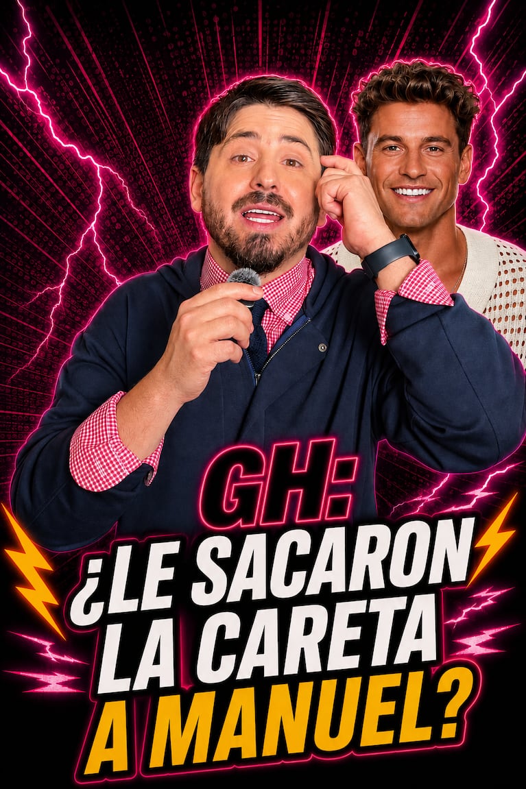 A Manuel se le cayó la careta