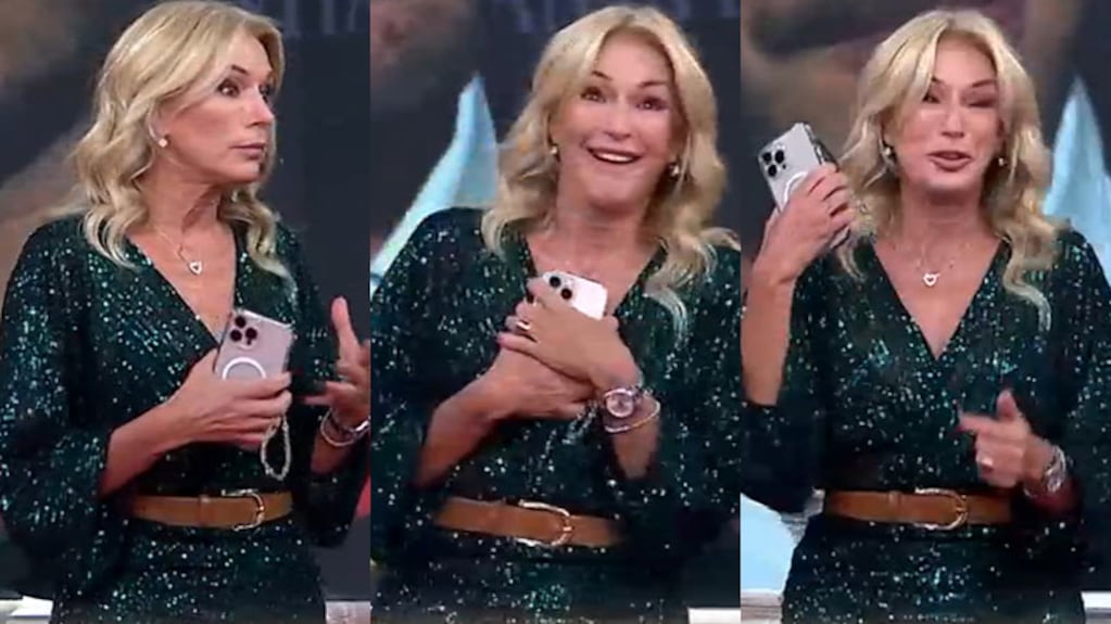 Yanina Latorre protagonizó un momento único cuando casi se escucha un audio privado al aire