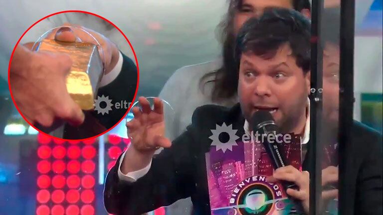 La explicación de Guido Kaczka sobre cómo hacer para lograr sacar el lingote de oro en Bienvenidos a bordo