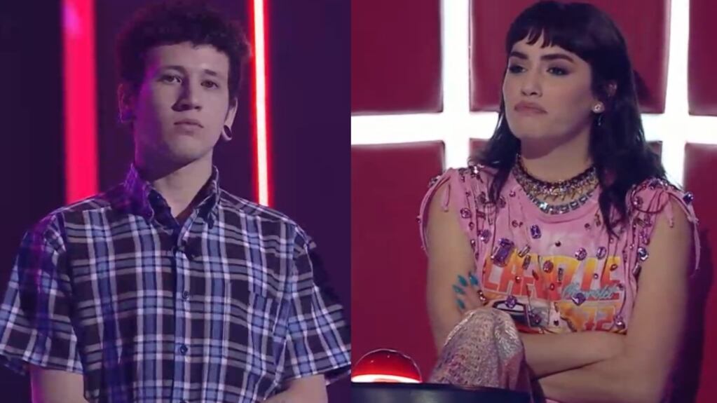 Lali Espósito filosa con a un participante de La Voz Argentina