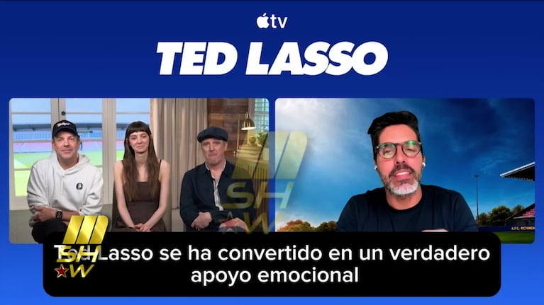 Jason Sudeikis, Brendan Hunt y Tanya Reynolds hablan de la cuarta temporada de “Ted Lasso”