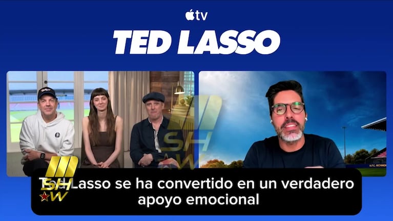 Jason Sudeikis, Brendan Hunt y Tanya Reynolds hablan de la cuarta temporada de “Ted Lasso”