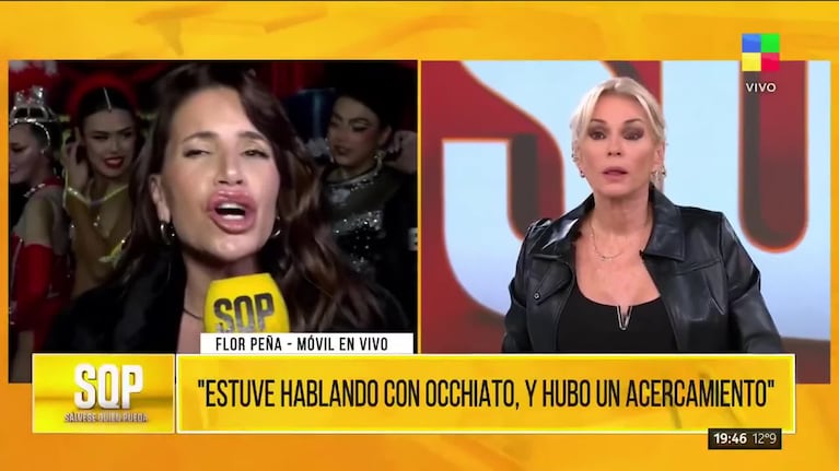 Florencia Peña habló del juicio millonario contra Nico Occhiato y sorprendió con Luzu