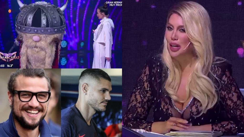 Fuerte pregunta de Wanda Nara a un participante de ¿Quién es la Máscara? pensando que era Daniel Osvaldo: "Casi te mandás una 'icardeada'"