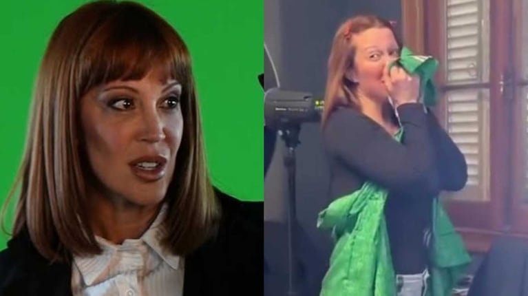 El video viral de Miriam Lanzoni horrorizada al enterarse con quién duerme su fotógrafa