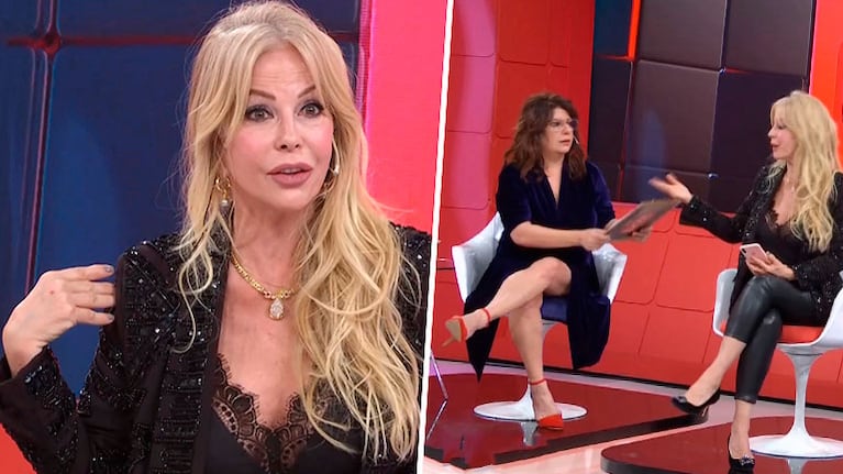 La reacción de Graciela Alfano en LAM luego de que Andrea Taboada le pegara un carpetazo en el brazo