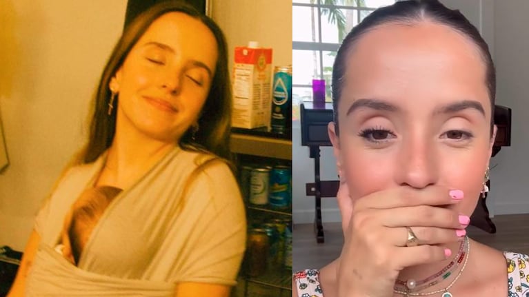 Evaluna Montaner sufrió un “accidente” típico de mamá lactante y compartió el video en redes