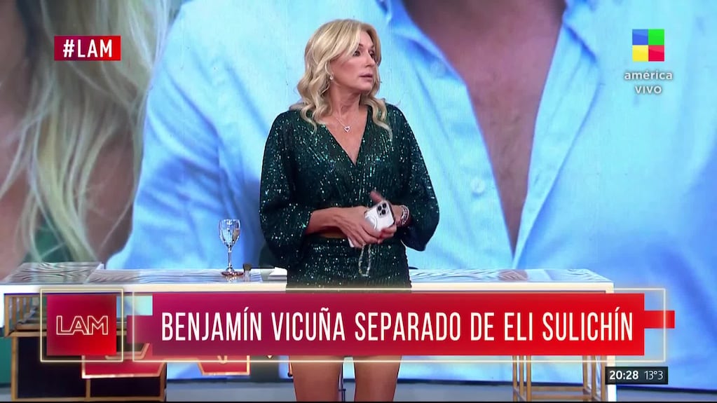 Benjamín Vicuña y Eli Sulichín decidieron dar por terminada su relación
