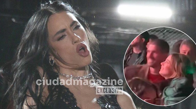 Tini Stoessel y Rodrigo de Paul disfrutaron del Show de Lali Espósito en Vélez