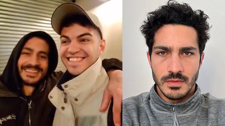Chino Darín reaccionó picante con un fan que le pidió un saludo para su novia: “Queremos hacer un trío y...”