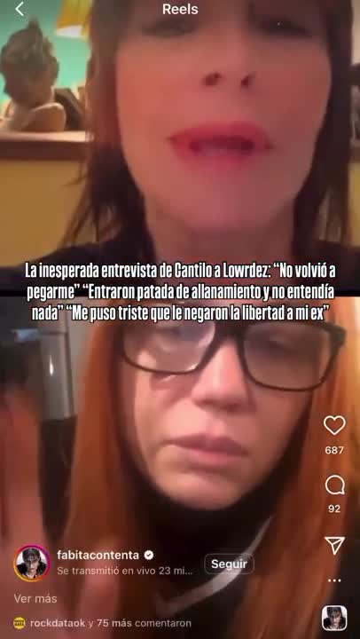 El polémico vivo de Fabiana Cantilo con Lowrdez Fernández: "¿No te volvió a pegar?"