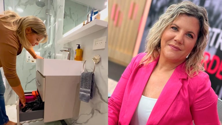Dominique Metzger mostró cómo avanza la refacción de su nueva casa de estilo minimalista: las fotos