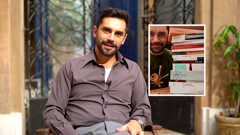 Entrevista exclusiva con Gonzalo Heredia: "En los baches de las grabaciones me la paso encerrado leyendo"