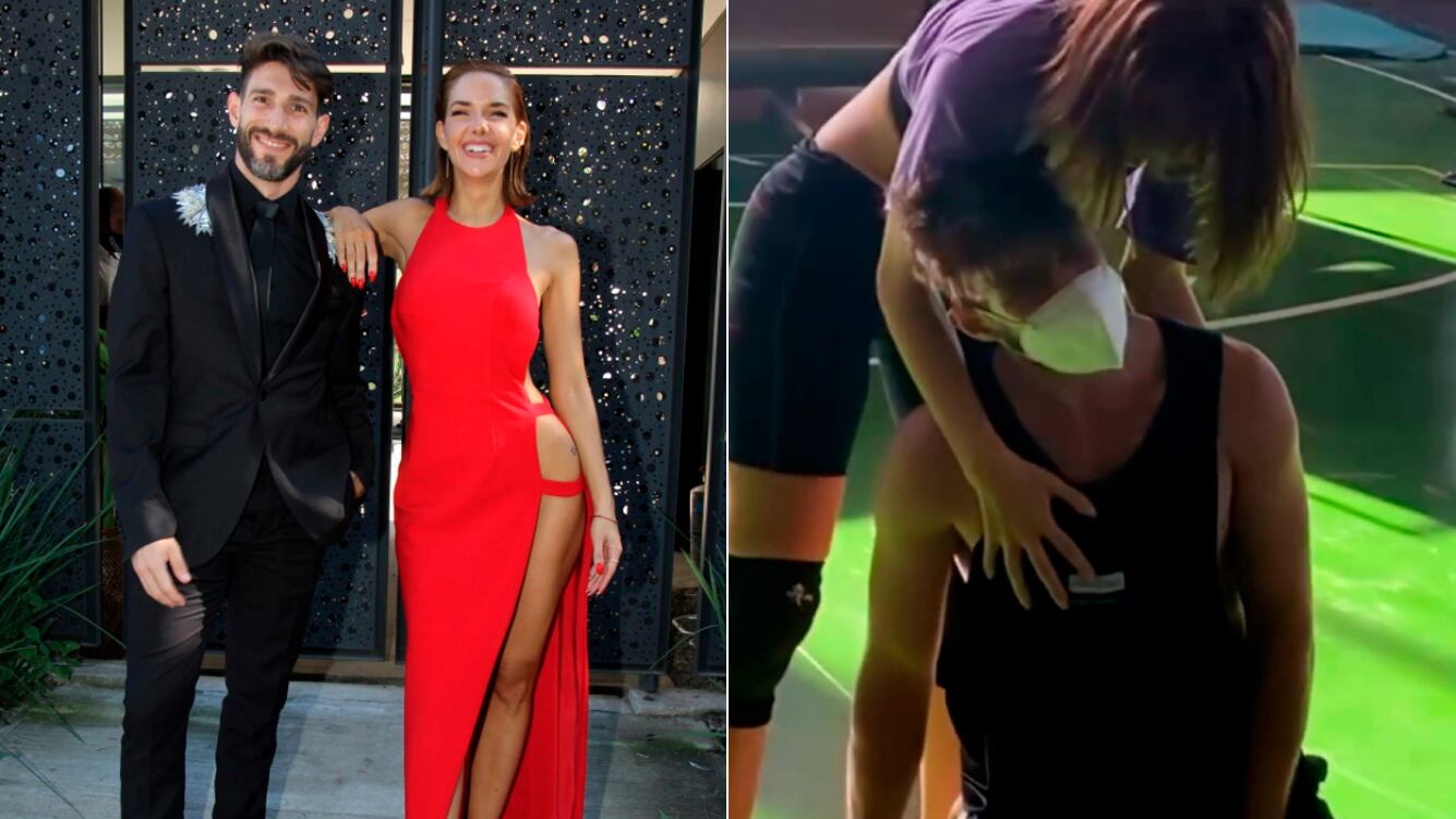 El accidentado ensayo de Julieta Nair Calvo y su bailarín: "Te rompí el pit..."
