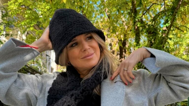Flavia Palmiero decoró su jardín con las plantas gigantes que están de moda