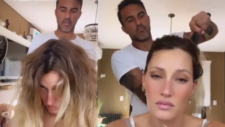 Mica Viciconte tiene piojos y mostró cómo se los saca Fabián Cubero