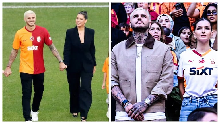 Compararon los videos de Mauro Icardi caminando con Wanda Nara y con la China Suárez: las impactantes diferencias, según una experta