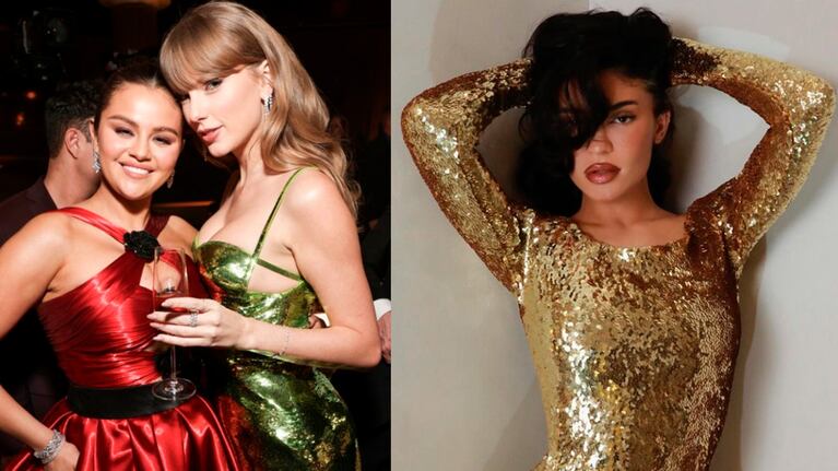 En video, el momento viral de Selena Gómez y Taylor Swift en los Golden Globes por una actitud de Kylie Jenner