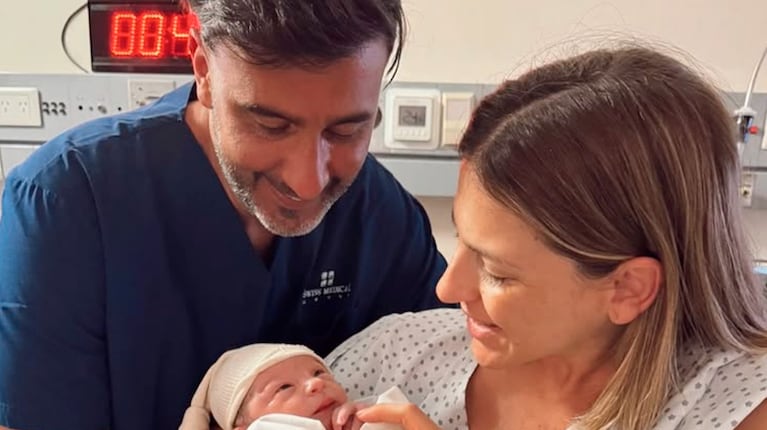 Macarena Rinaldi compartió el momento más tierno de Federico Hoppe haciéndole upa a su bebita: el video