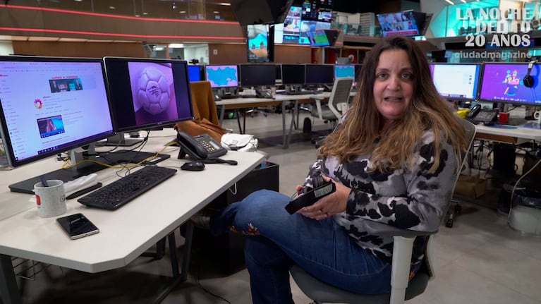 Valeria Balduccio, productora de tribunas de La Noche del 10 habla a 20 años del debut del programa