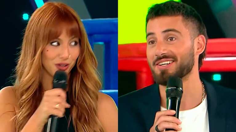 Flor Vigna apuró en vivo a Nico Occhiato por su forma de bailar en público