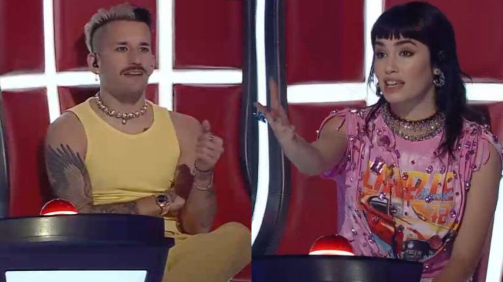 Lali Espósito llamó la atención a Ricky Montaner por una palabra que utilizó en el reality show al hablarle a un participante de La Voz