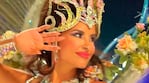 El increíble look de Lourdes Sánchez en el Carnaval de Corrientes